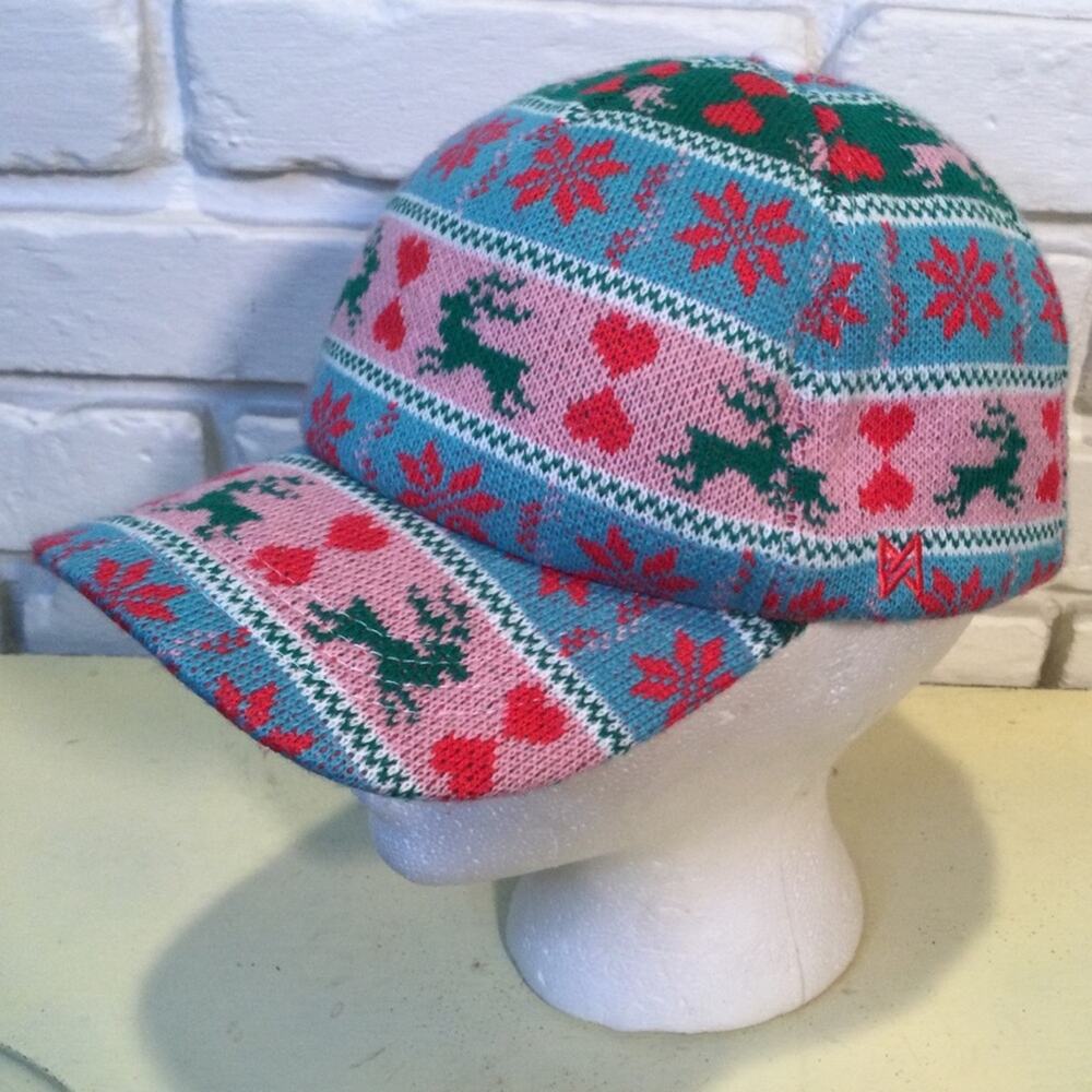 Makerwear Knit Ugly Christmas Sweater hat cap O/S adjustable